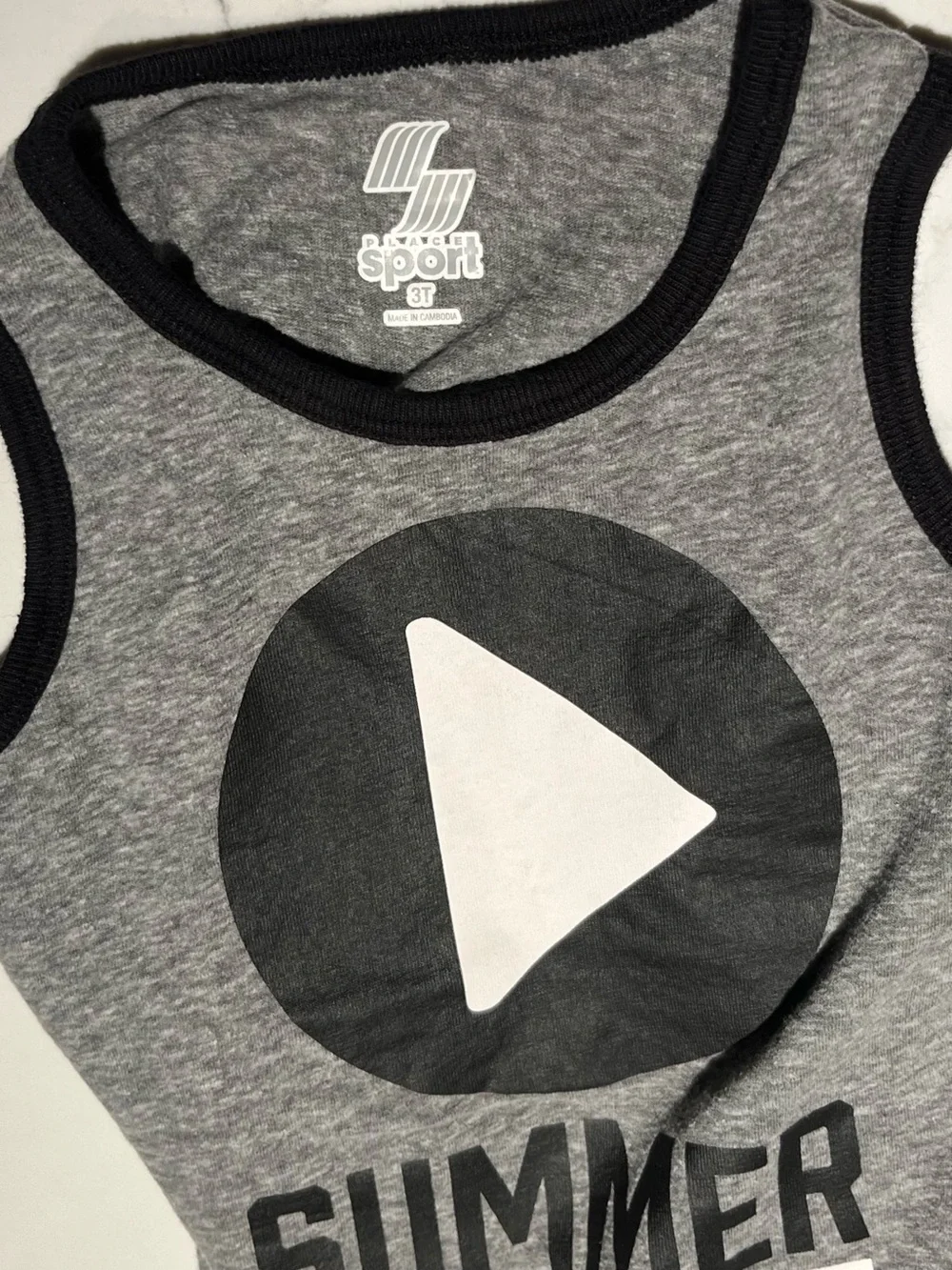 The Children’s Place • 3T • Summer Mode Graphic Tank Top Grey